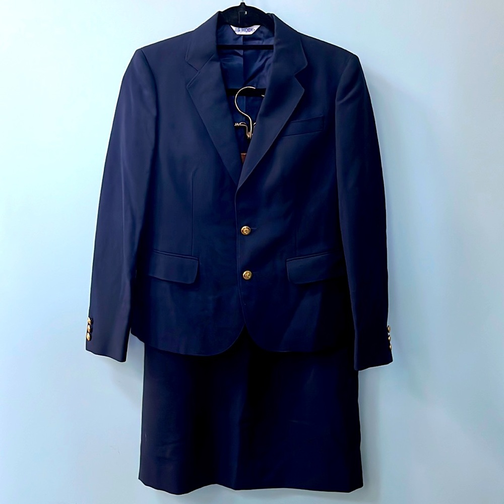 BNWT Vintage woman’s JG Hook Navy Skirt Suit